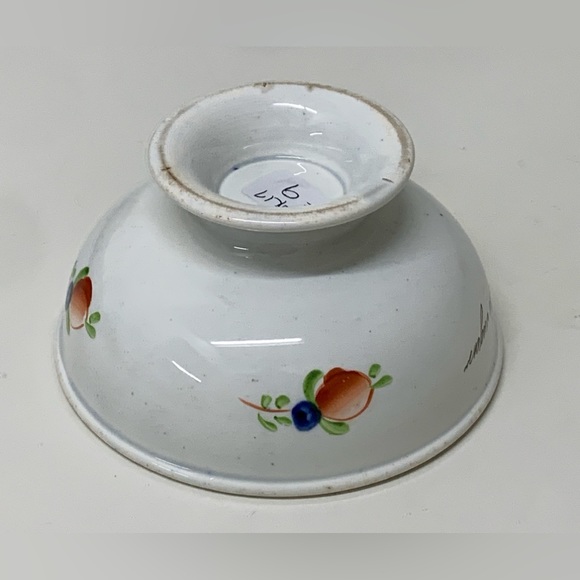 c. 1830 Vintage Gaudy Welsh Drape Variant Inscribed Pedestal Sugar Bowl - Picture 12 of 16